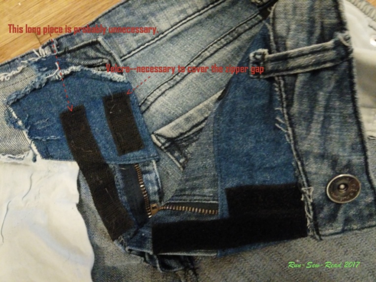 Jeans velcro--RSR