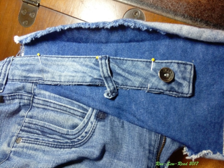 Jeans waistband placement--RSR